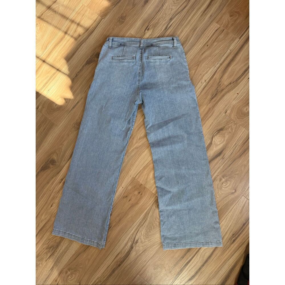 Kut from the Kloth High Rise Wide Leg Pleated Jeans Size 6 - Picture 4 of 14